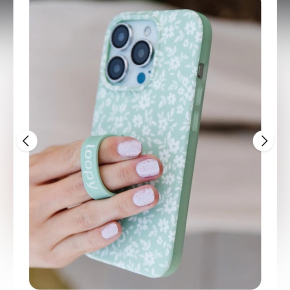 Loopy Case iPhone 16 Pro Sage Floral - Picture 7 of 8